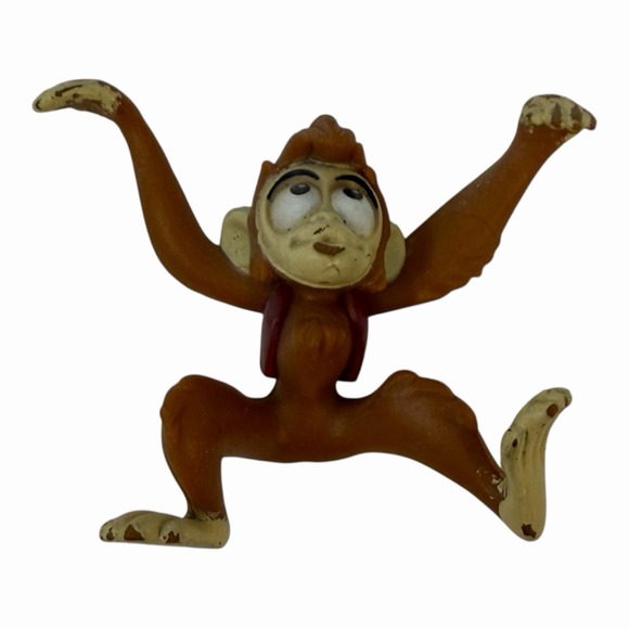 Disney Abu Monkey Aladdin Vintage Toy 1992 Figure Mattel PVC Plastic - Picture 1 of 6